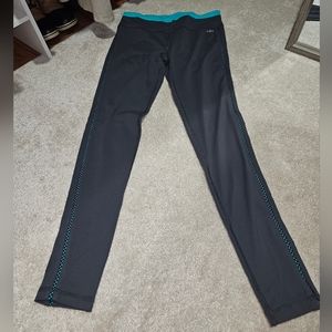 VICTORIAS SECRET SPORT VSX LEGGINGS - TURQUOISE / DARK GREY